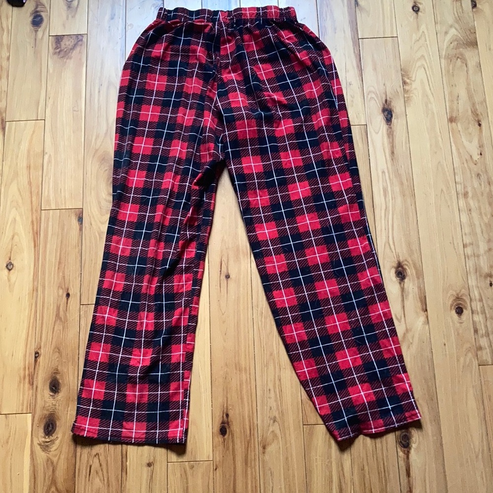 Checkered pajama pants